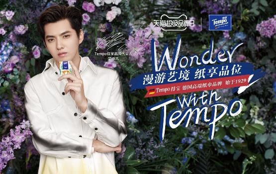 2月21日，Tempo得寶打造紙巾藝術(shù)盛宴